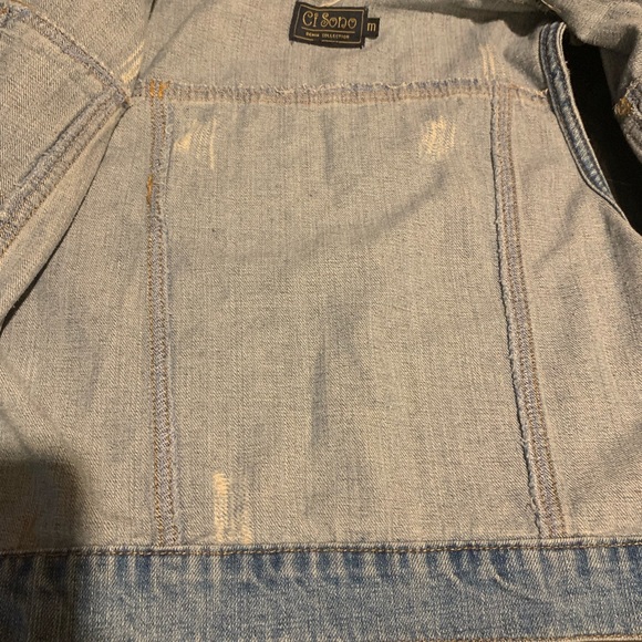 Sleeveless denim jacket - Picture 3 of 4